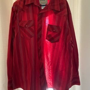 Wrangler long sleeve pearl snap